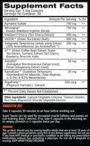 Competitive Edge Labs Super Swole Capsules fact
