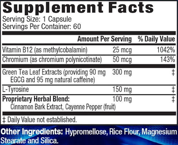 MHP Super Fat Burner plus 60 capsules fact