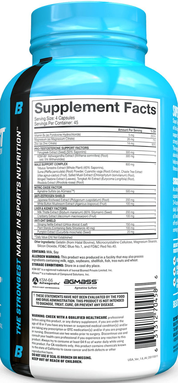 Beast Sports Nutrition Super Test 180 caps
