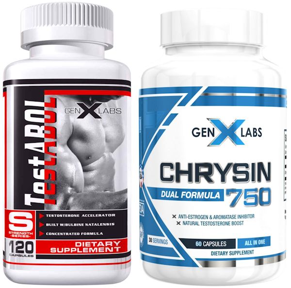 GenXLabs TestAbol and Chrysin Stack | Low-Price-Supplements