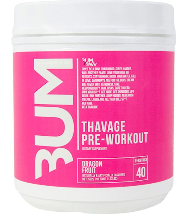 Raw Nutrition Thavage Pre-Workout 40 Servings fruit