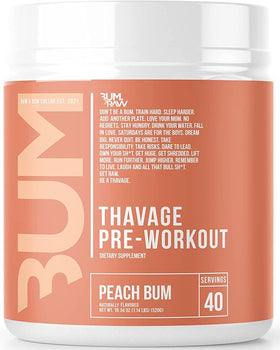 Raw Nutrition Thavage Pre-Workout 40 Servings peach
