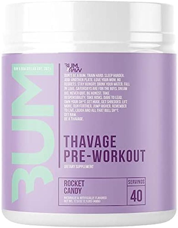 Raw Nutrition Thavage Pre-Workout 40 Servings blue