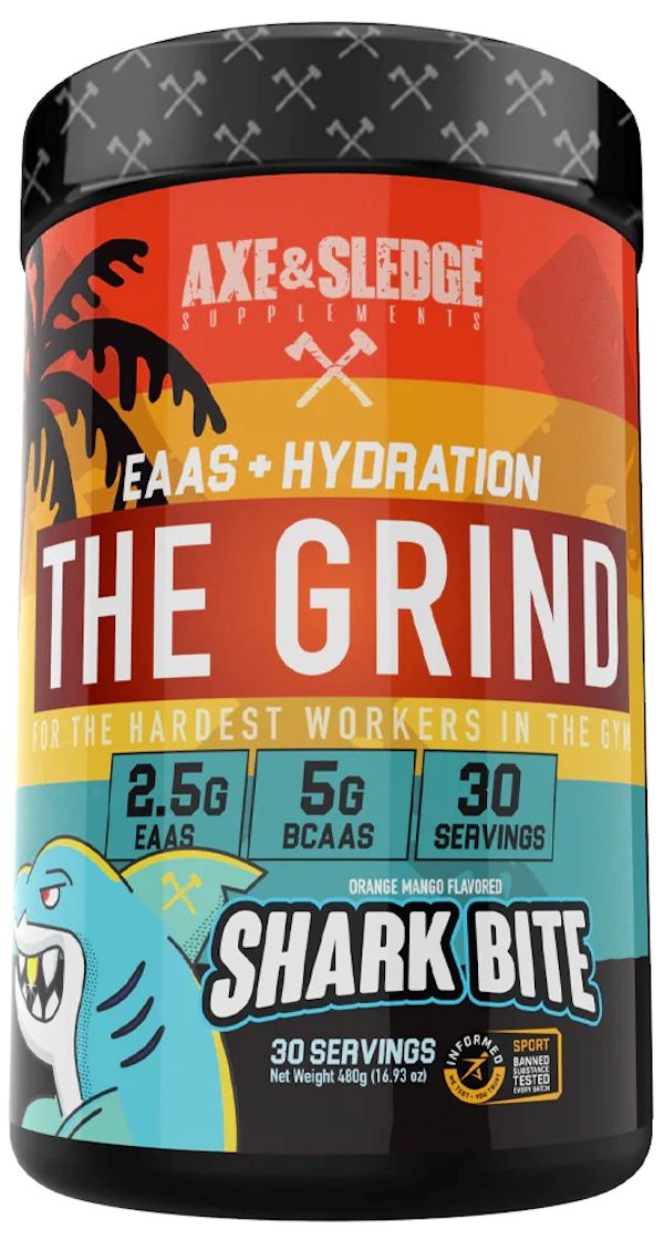Axe & Sledge The Grind EAA's +Hydration 30 Servings shark