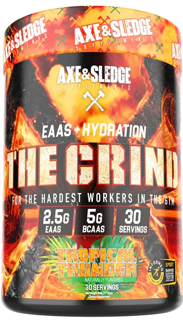 Axe & Sledge The Grind EAA's +Hydration 30 Servings punch