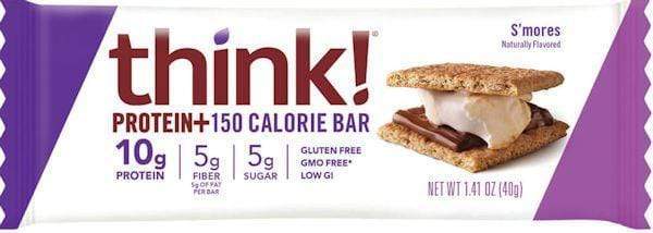 Think Product Bars S'mores Think Products Protein+ 150 Calorie Bars 10 box