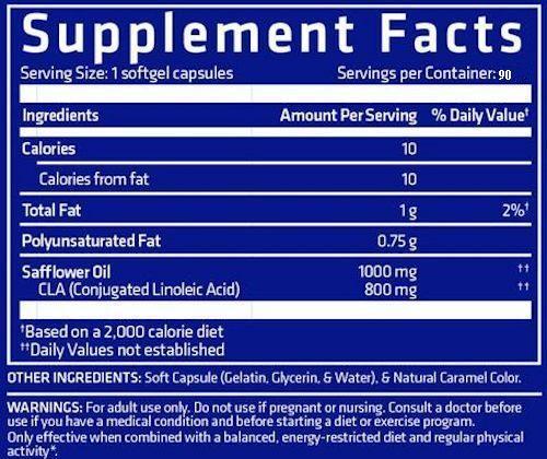 USN CLA USN Pure CLA 1000 90 softgel