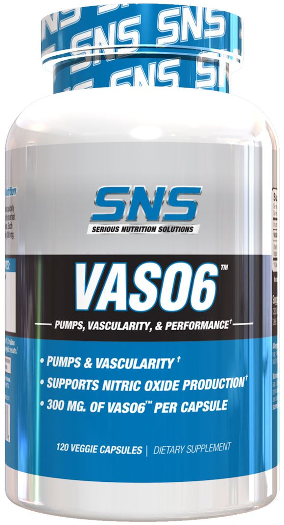 Serious Nutrition Solutions Vaso6 120 caps.