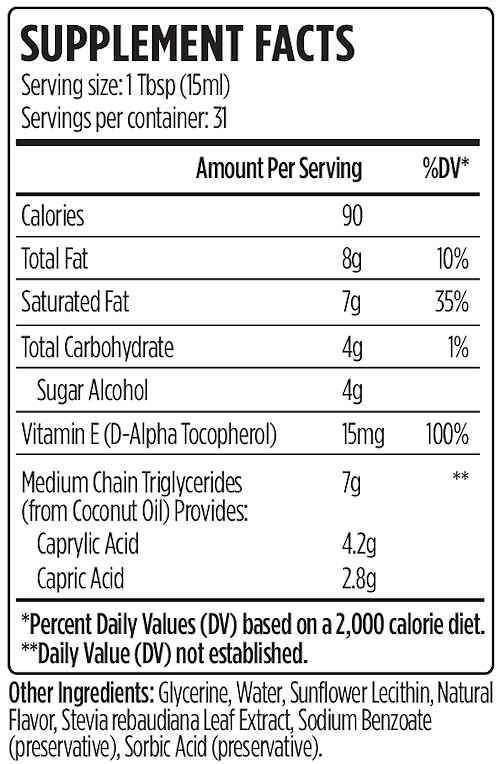 VMI Sports Fat Burner French Vanilla VMI Sports Keto MCT Oil