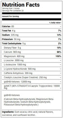 VPX Sports Keto Black Cherry Vanilla VPX Ketonz