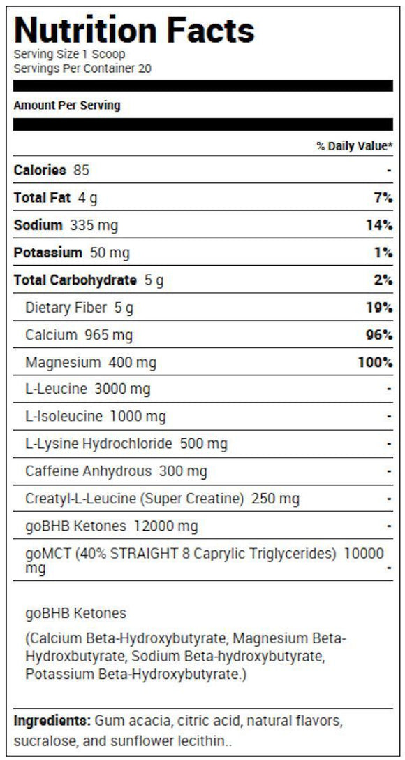 VPX Sports Keto Black Cherry Vanilla VPX Ketonz