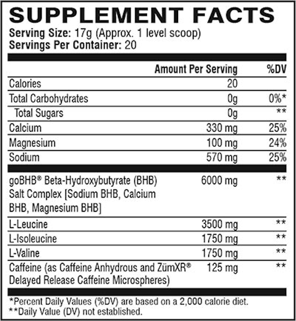 Scivation Xtend Keto 20 servings