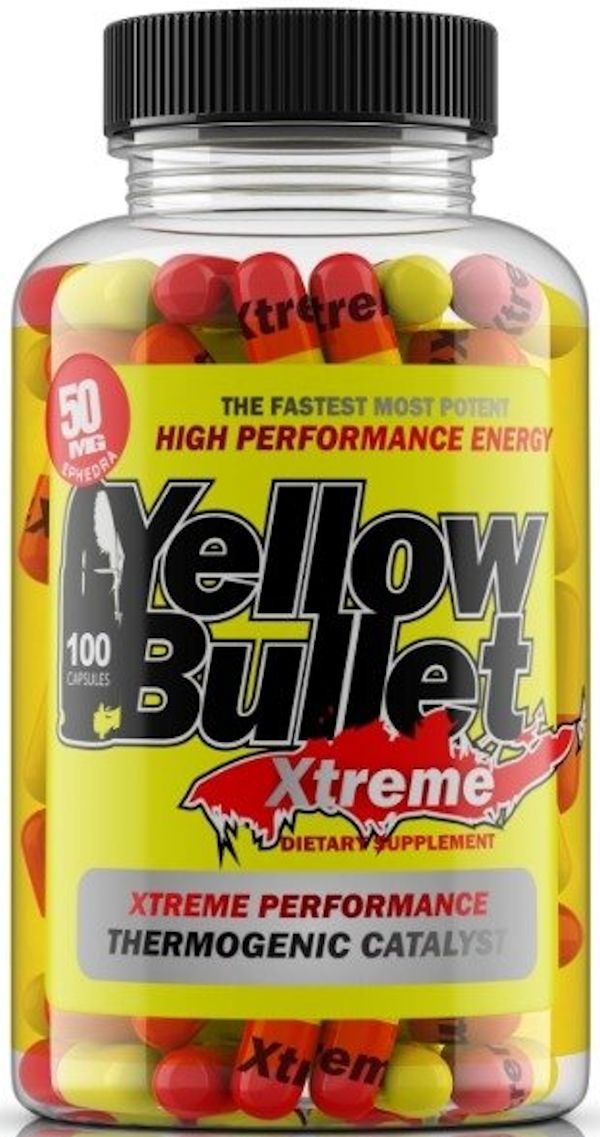 Hard Rock Supplements Yellow Bullet Xtreme CLEARANCE
