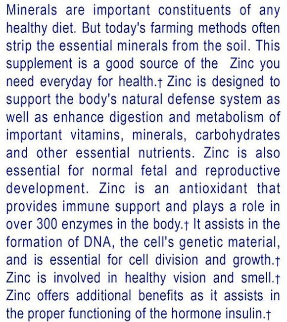 Hi-Tech Pharmaceuticals Zinc Lozenges 100ct