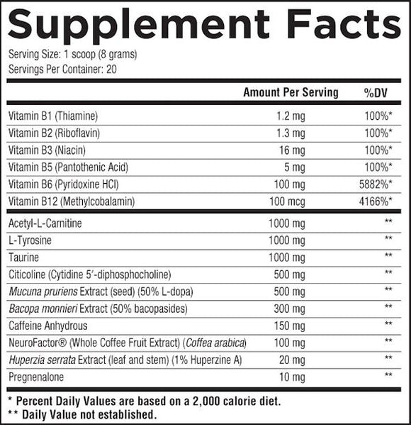 Core Nutritionals Zone Focus Pre-Workout
